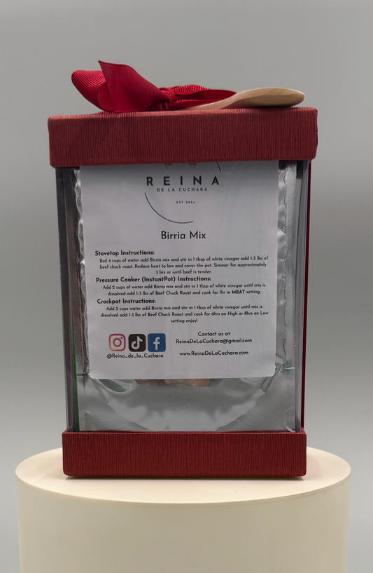 Red Gift Box w/5 mixes
